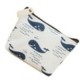 thumbnail image 4 of Animal Canvas Mini Change Coin Purse Mini Purse Bag Gift with Zipper and Liner, 4 of 4