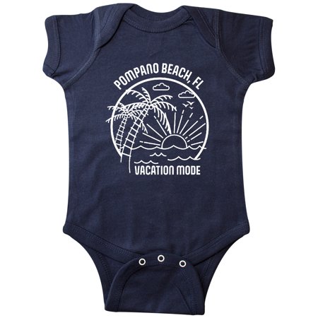 

Inktastic Summer Vacation Mode Pompano Beach Florida Gift Baby Boy or Baby Girl Bodysuit