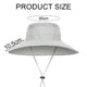 thumbnail image 2 of Sombrero de pescador con protección solar para hombre, gorro de pescador con circunferencia de 60cm, impermeable y transpirable para exteriores, 2 of 5