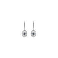 thumbnail image 2 of 925 Sterling Silver Polished Sapphire Lever Back Earrings Stud Earring for Women - 1.7 Grams, 2 of 2