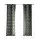 thumbnail image 2 of Linterna Impreso Algodón Lino Cortina opaca Bloque de luz Ojal térmico Anillo Cortinas de ventana superior 2 piezas Sweethay ZHF0421, 2 of 6