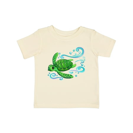 

Inktastic Sea Turtle Swimming Gift Baby Boy or Baby Girl T-Shirt