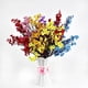 thumbnail image 3 of Ramo de flores de simulación de boda con estrellas llenas, flores artificiales falsas, plantas de seda, decoración de flores para ventana, 3 of 7