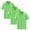 Z1-Green-mkosplrt boys girls shirts, variant on 3 Pack Girls' School Uniform Short Sleeve Collar Shirt Boys Button Closure Golf Tops Soft Pique Fabric T Shirts Army Green 8-9 Years