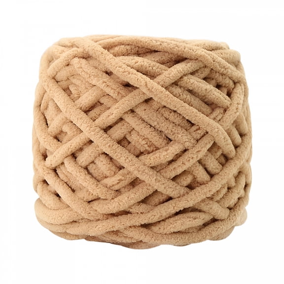 AUQ Chunky Chenille Yarn 100% Cotton Soft Velvet Yarn,100 Yards