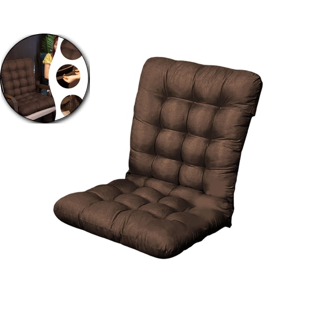 Dvruxg Rocking Chair Cushion, High Back Patio Cushions - Waterproof Solid Tufted Pillow, Indoor/Outdoor Pads with Ties, Fade-Resistant & Seasonal All Weather Replacement