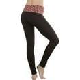 thumbnail image 5 of ToBeInStyle Women's Fleece Lined Leggings with High-Waist Leopard Band, 5 of 5