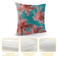 thumbnail image 4 of Acheng Short Plush Pillowcase 1 Piece - Palm Leaves with Lush Branches and Leaves, Tropical Jungle Palm Leaves with Charming Colors White, 4 of 5