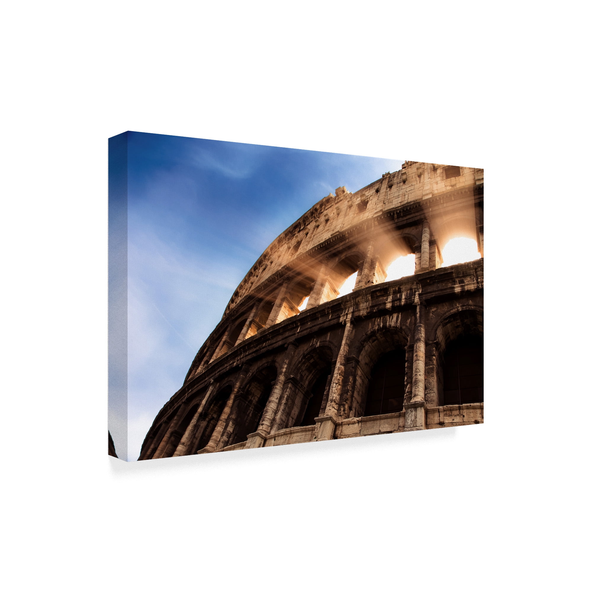 Trademark Fine Art 'Rome Colosseum' Canvas Art by Giuseppe Torre
