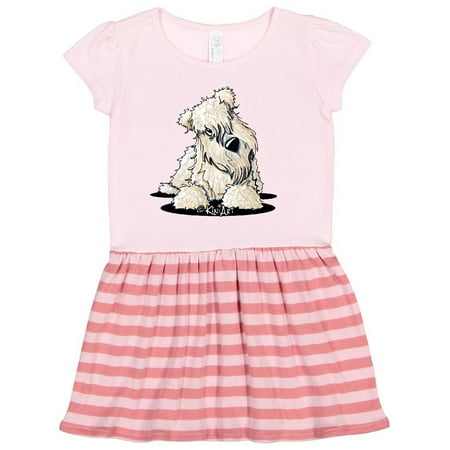 

Inktastic Curious Wheaten Terrier Gift Toddler Girl Dress