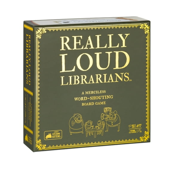 Really Loud Librarians Party Game from Exploding Kittens Brand