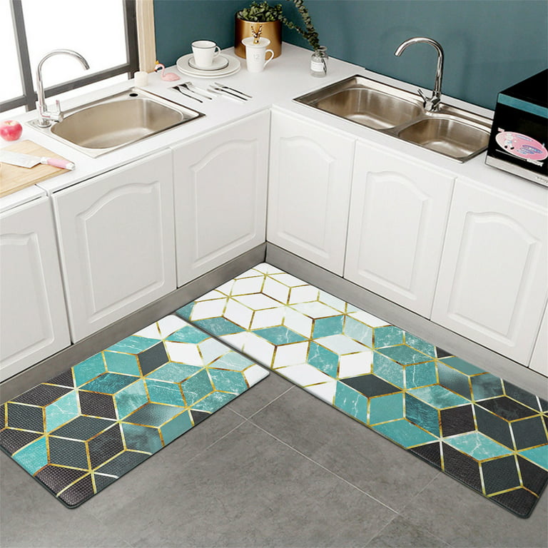 Waterproof Kitchen Mat Floor Carpet Anti Slip PVC Kitchen Rug