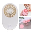 thumbnail image 1 of 1 pieza Mini ventilador de mano eléctrico recargable por USB con suministros de soporte para extensión de injerto de pestañas para niñas, - blanco Macarena Ventilador secador de mano, 1 of 8