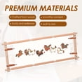 thumbnail image 3 of Embroidery Tapestry Scroll Frame, Detachable Cross Stitch Frame, Scroll Embroidery&Quilting Holder for Cross Stitch, Needlepoint, and Sewing Projects (33.3" x 12"), 3 of 11