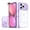 Purple, variant on For Apple iPhone 16 Pro Max (6.9") Slide Camera Cover Lens protector Anti-Scratch Shockproof Clear Back and Color Frame Bumper Phone Case Cover by Xpression - Purple