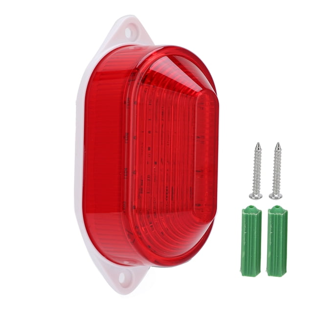 Security Signal LED Light,Red LED Warning Light Emergency LED Red Light Siren Sound Alarm Light Built for Precision