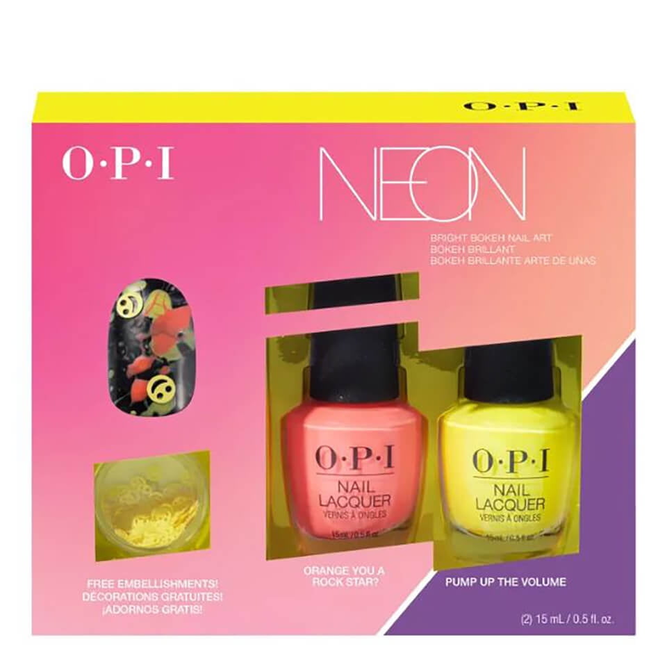 OPI (21 Value) OPI Neon Nail Polish Art Set, Orange You a Rock Star