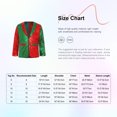 thumbnail image 5 of TiaoBug Kids Christmas Sparkly Sequins Jacket One Button Formal Tuxedo Suit Jazz Disco Dance Outerwear Red 6, 5 of 5