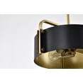 thumbnail image 2 of 60/7842-Nuvo Lighting-Altos - 3 Light Small Pendant-6.25 Inches Tall and 14 Inches Wide-Matte Black Finish, 2 of 12