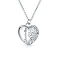 thumbnail image 4 of Bling Jewelry Womens Scroll Heart Shape Mother Daughter Forever Pendant Necklace in Sterling Silver, 4 of 5