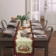 thumbnail image 5 of Christma Table Runner 13.8 x 72 Inches for Dining Room Home Kitchen Decorations for Christmas Eve Party, 5 of 6