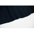 thumbnail image 3 of MRULIC skirts for women Women Lady's Solid High Waist Comfort Bodycon Stitching Long Maxi Skirt Navy Blue + 3XL, 3 of 5