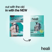 Heali PRO Kinesiology Tape, 20 Pre-Cut Strips, Synthetic Silk, Menthol, Blue, Pack of 1