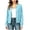 Light Blue, variant on Womens Zip Up Jacket with Pocket, Long Sleeve Fall Casual Clothes with Thumb Hole Lightweight Outerwear Coat