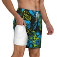 thumbnail image 3 of Balery Play Game Mens Swim Trunks Swim Shorts for Men Quick Dry Inseam Beach Shorts with Compression Liner Pocket-X-Large, 3 of 9