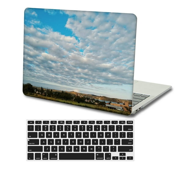KSK KAISHEK Hard Shell Only Compatible 2022.0 Release MacBook Air 13.6 Inch m2 with Retina Display Type C Model: A2681 Sky Series 1152 + Black Keyboard Cover