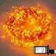 thumbnail image 1 of Cadena de luces LED ILLUMINEW 300 LED naranjas de 108 pies para Halloween al aire libre, 1 of 6