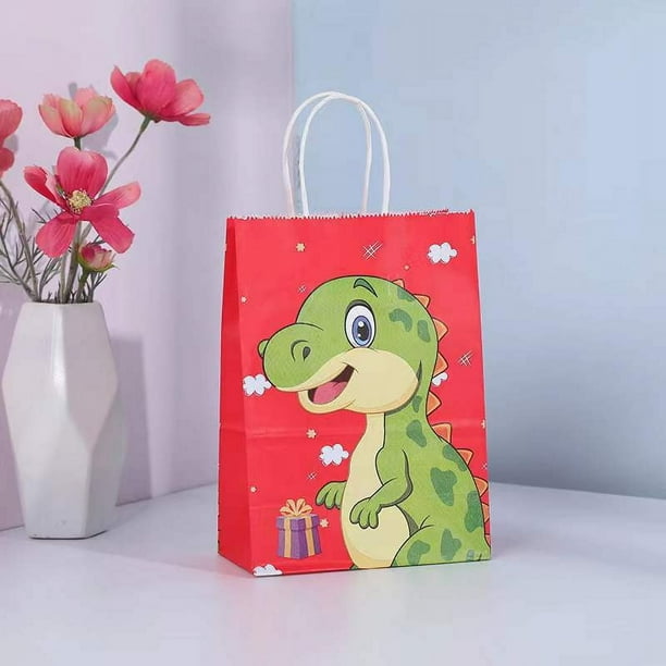 Bolsas De Asa Para Imprimir Pequeñas Bolsas De Regalo Con Asas, 24 Unidades A 8 Colores De Papel Kraft Marrón Para Fiesta, Bolsas De Regalo Para Navidad, Cumpleaños De Niños, Suministros De