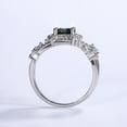 thumbnail image 2 of Moissanite Engagement Rings for Women 1ct D Color VVS1 Clarity Diamond Rings S925 Sterling Silver Moissanite Wedding Bands with Certificate, 2 of 8