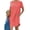 Red, variant on Sentmoon Sun Dresses Short Sleeve Solid Color Breathable T Shirt Dress Summer 2026 with Pockets Dressy Regular Fit Crew Neck Dress for Women for Work and Weekend Orange XXXL