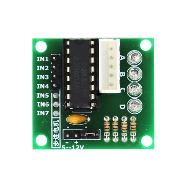 ULN2003 Placa de Accionamiento Placa de Prueba de Placa de Accionamiento de Motor Paso una Paso para Motor Paso una Paso de Engranaje de 5v 4 Fases 28byj-48 CC