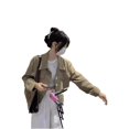thumbnail image 5 of 2024 Retro Short Long-sleeved Small Suit Jacket for Women Spring & Fall New Thin polo Collar Small Suit Versatile, 5 of 5