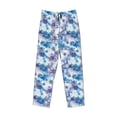 thumbnail image 2 of Fotbe Icy Blue Snowflakes Men's Pajama Pants,Sleepwear Pants,Pj Bottoms Drawstring And Pockets-X-Large, 2 of 7