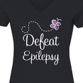 thumbnail image 4 of Inktastic Epilepsy Awareness Support Month Women's V-Neck T-Shirt, 4 of 5
