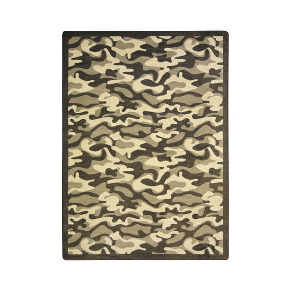 Funky Camo 7'8" x 10'9" area rug in color Desert