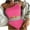 Hot Pink-19, variant on STETMN Swimsuits One Piece for Women Front Cross Swim Suit Bathing Suits Vintage One Piece Swimsuit