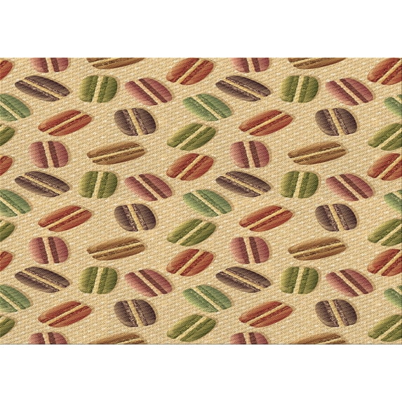 Ahgly Company Indoor Rectangle Patterned Red Fox Red Area Rugs, 8' x 10'