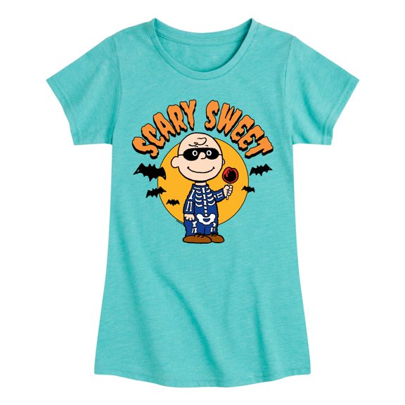 Peanuts - Scary Sweet - Toddler & Youth Girls Short Sleeve Graphic T-Shirt
