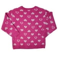 thumbnail image 2 of Vince Camuto Girl's Long Sleeve Soft Knit Valentine's Day Sweater (Pink, L (10/12)), 2 of 3
