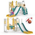 thumbnail image 4 of Aikidkit 6-in-1 Toddler Slide PlaySet for kids indoor/outdoor for Toddlers Aged 6-36 Months (Green & Yellow), 4 of 8
