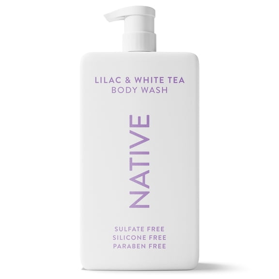 Native Body Wash, Lilac & White Tea, Sulfate Free, for Women & Men, 36 fl oz