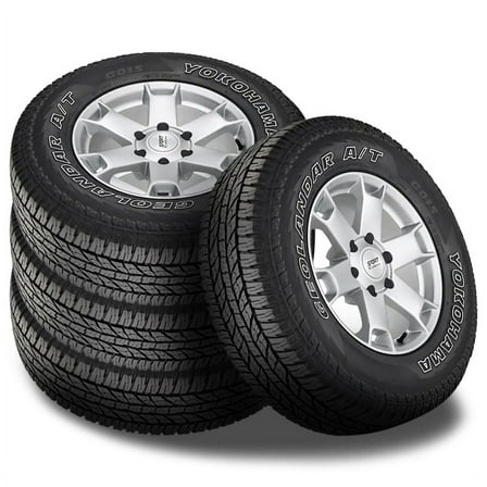 4 Yokohama Geolandar A/T G015 OWL 225/60R17 99T All Terrain Truck Tires 600AB 110133608 / 225/60/17 / 2256017