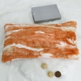thumbnail image 7 of Home Soft Things Jacquard Faux Fur 2 Piece Throw Pillow Cover Set - Burnt Orange - 14" x 26", 7 of 7