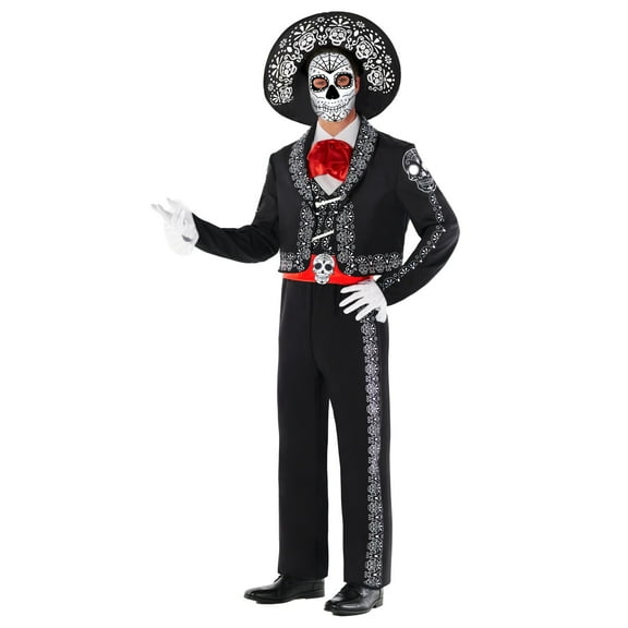 Morph Dotd Senor Suit Mens M Halloween Costume For Men Black XX-Large