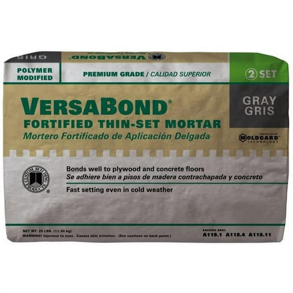 Custom Building Products 2 Gray VersaBond Fortified Thin-Set Mortar