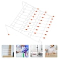 thumbnail image 2 of CIMAXIC 1pc Dripping Water Rack Test Tube Peg Rack Laboratory Beaker Drying Holder,12.2"X11.81"X4.53", 2 of 4